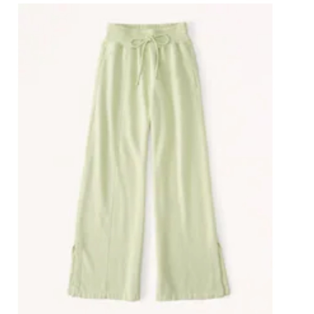 Abercrombie and Fitch split hem wide leg sweatpants